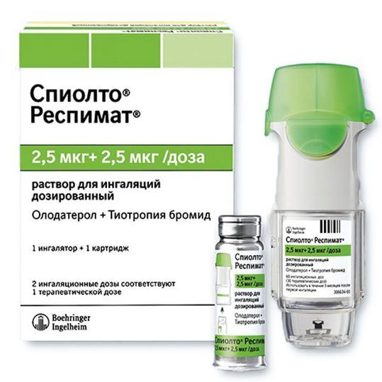 Спиолто Респимат Ингалятор Инструкция Цена