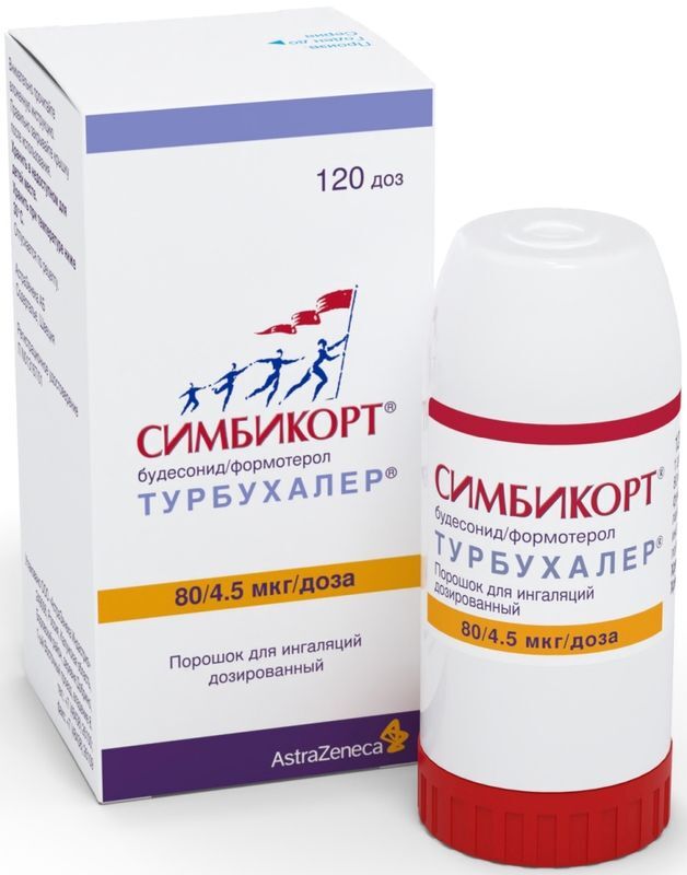 Симбикорт турбухалер 80мкг/4,5мкг 120доз порошок для ингаляций дозированный, фото №2