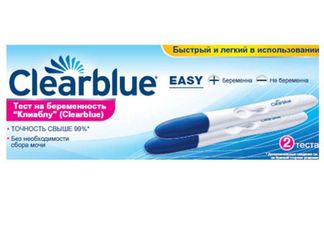 Тест на беременность Clearblue plus