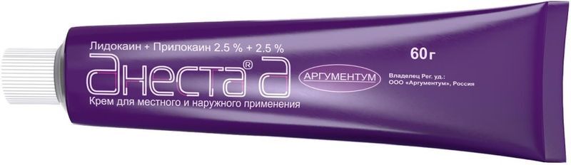 Анеста-А 2,5% + 2,5% 60г крем для наружного применения, фото №3