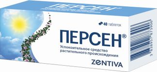 Персен 40 шт. таблетки покрытые оболочкой купить по цене от 324 руб в Москве, заказать с доставкой, инструкция по применению, аналоги, отзывы