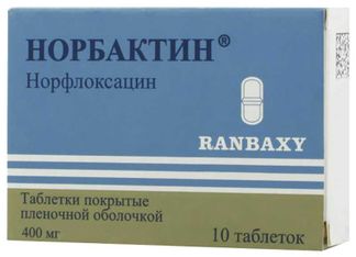 Норбактин 400мг 10 Шт. Таблетки Покрытые Пленочной Оболочкой.