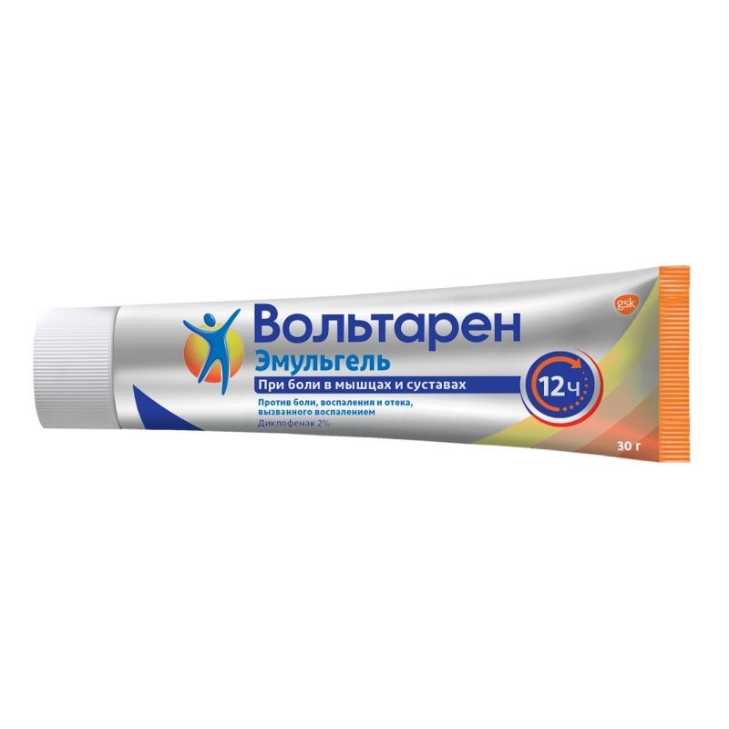 Вольтарен Эмульгель 2% 30г гель для наружного применения, фото №2