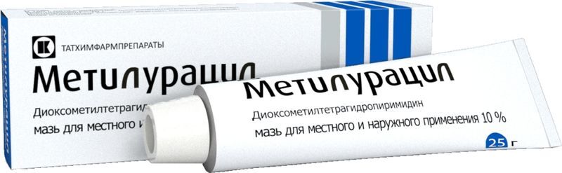 Метилурацил 10% 25г мазь для местного и наружного применения Татхимфармпрепараты, фото №2