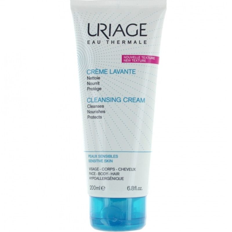 Очищающий крем. Uriage Creme Lavante. Урьяж пенящийся крем. Гель обогащенный Урьяж. Uriage очищающий пенящийся крем Creme Lavante) 1000 мл.