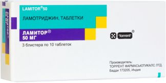 Ламитор 50мг 30 шт. таблетки