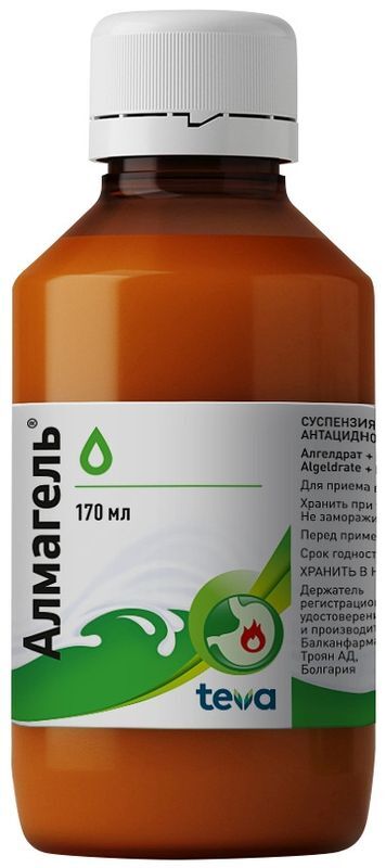 Алмагель 170мл суспензия для приема внутрь, фото №3