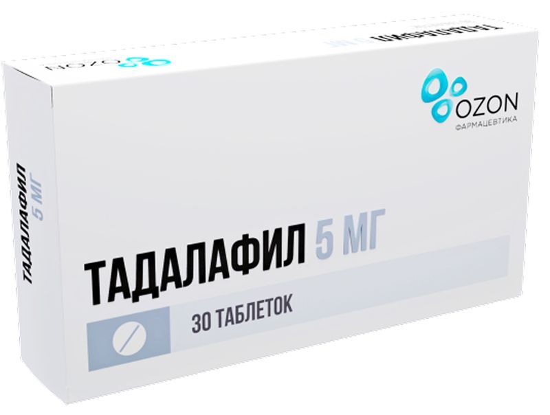 Тадалафил 5мг 30 шт. таблетки покрытые пленочной оболочкой, фото №2