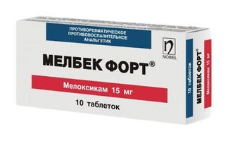 Мелбек Форте 15мг 10 Шт. Таблетки Нобел Илач Санайи Ве Тиджарет А.