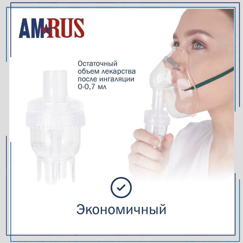 Амрус Ингалятор компрессорный Amnb-501 компактный, фото №8