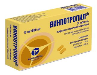 Винпотропил 10мг+800мг 30 Шт. Таблетки Купить По Цене От 207 Руб В.