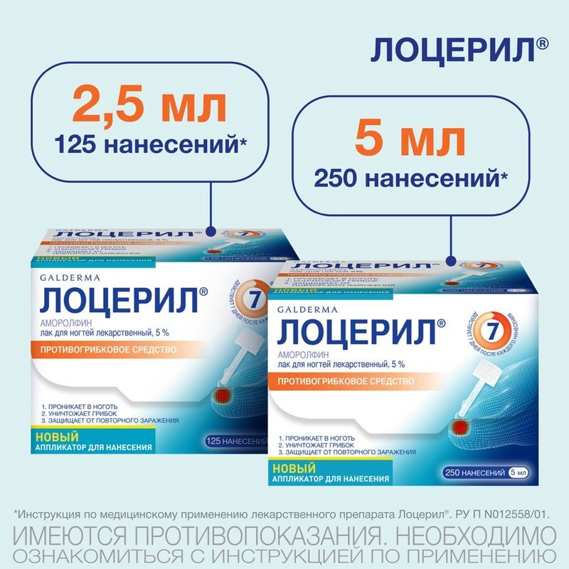 Лоцерил 5% 5мл лак для ногтей, фото №9
