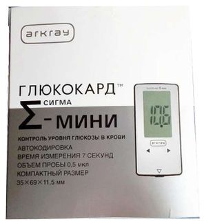 глюкокард сигма глюкометр