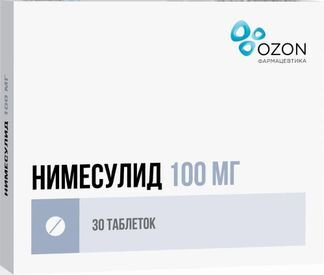 Нимесулид 100мг 30 Шт. Таблетки Озон Купить По Цене От 116 Руб В.