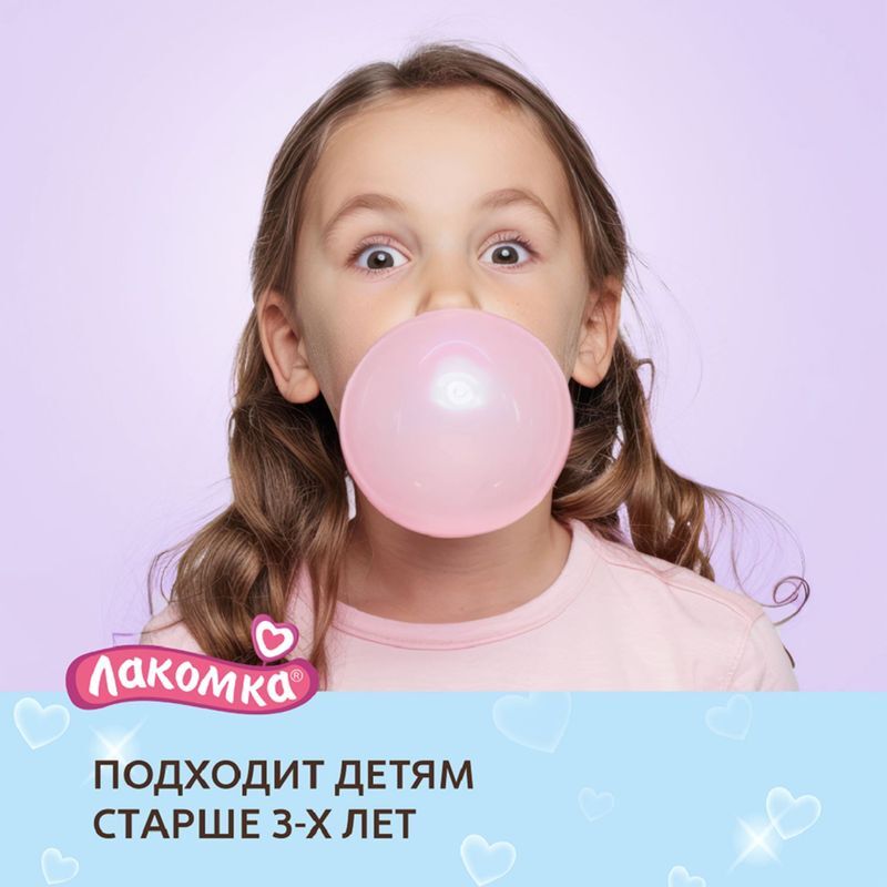 Лакомка помада гигиеническая Мерцающий Бабл-Гам 2,8г, фото №8