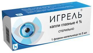 игрель капли глазные инструкция по применению цена