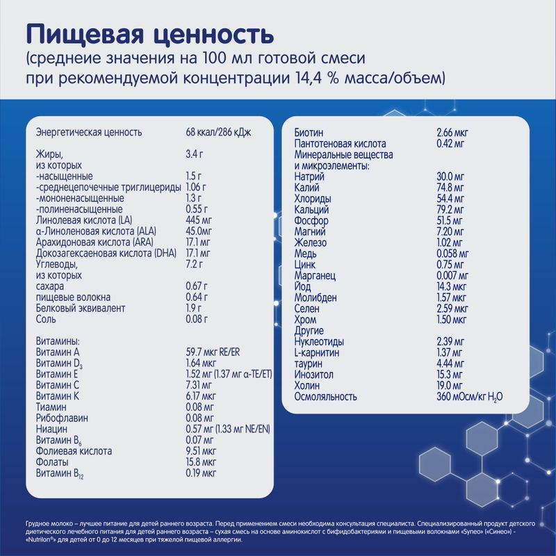 Нутриция Нутрилон Аминокислоты смесь молочная 400г, фото №5