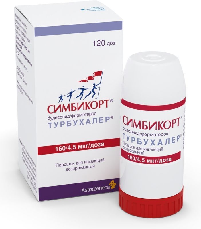 Симбикорт Турбухалер 160мкг/4,5мкг 120доз порошок для ингаляций дозированный, фото №2