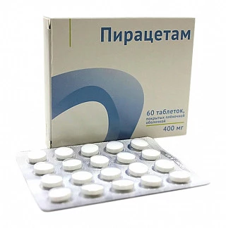 Пирацетам 400мг 60 шт. таблетки покрытые пленочной оболочкой купить по выгодным ценам АСНА