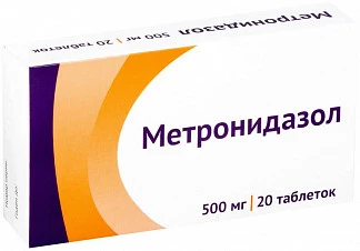 Метронидазол 500мг 20 шт. таблетки купить по выгодным ценам АСНА